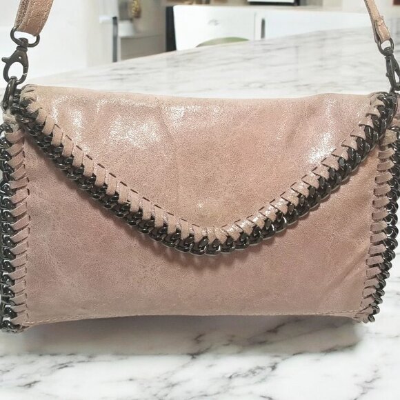 Lavorazione Artigiana Genuine Leather Crossbody Chain Bag - Picture 2 of 16